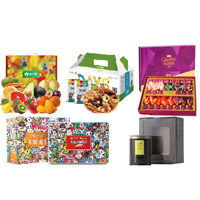 21NH新春1288型-中粮每日坚果礼盒+本来果坊精选水果礼盒+香港锦华趣味宝盒+雀巢QualityStreet凯利恬-巧克力礼盒装+小罐茶龙井茶礼盒